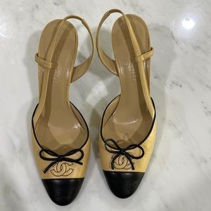 chanel slingback